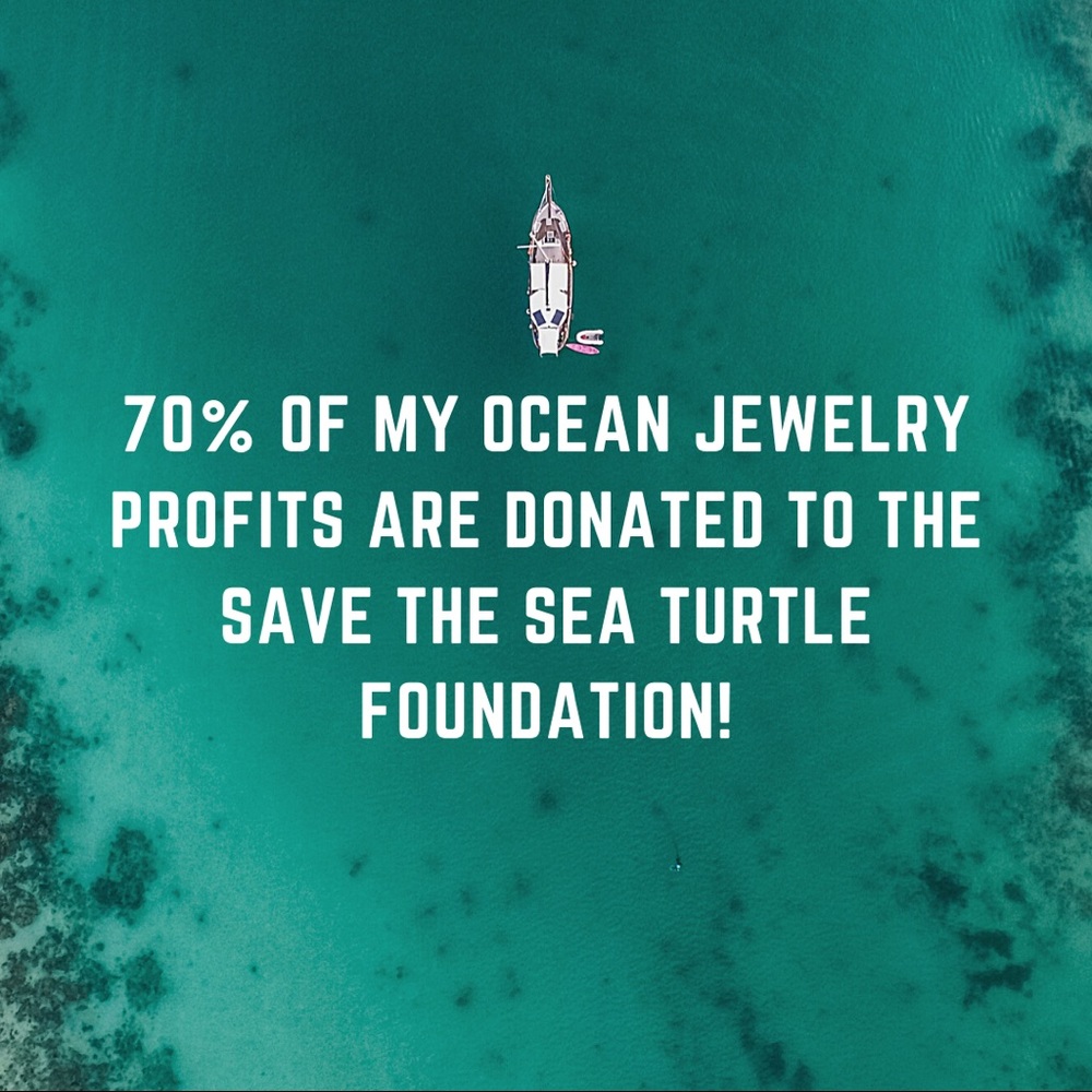 “Just Keep Swimming” Turtle Diamond Gem Earrings - Picture 10 of 11